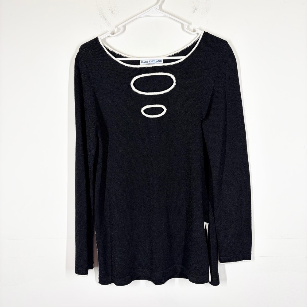 Kari England Nantucket Long Sleeve Top Size XS